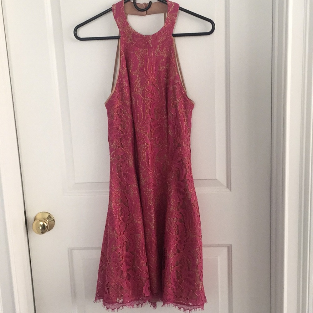 Dress the Population halter-style open-back dress